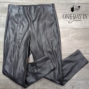 Ann Taylor Petite Faux Leather Pants Size MP